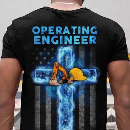 Operating Engineer Cross Design - Faith & Skill