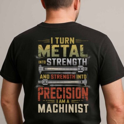 Machinist Metal Strength Precision Apparel - Machinist Job Quote