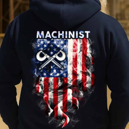 Machinist USA Flag Apparel - Patriotic Trade
